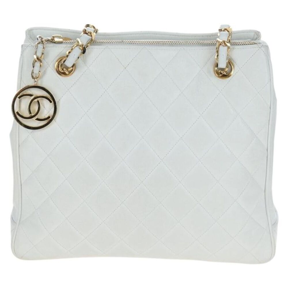 Chanel Shoulder Quilted Leather White Leather Shoulder Bag Bag